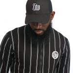 Zitu Premium White and Black Stripe Tracksuit